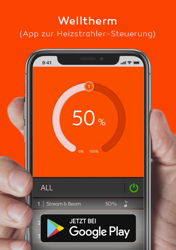 Welltherm – Heizstrahler-Steuerungs-App für Android